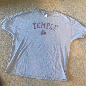 Temple University Gray Graphic Tee